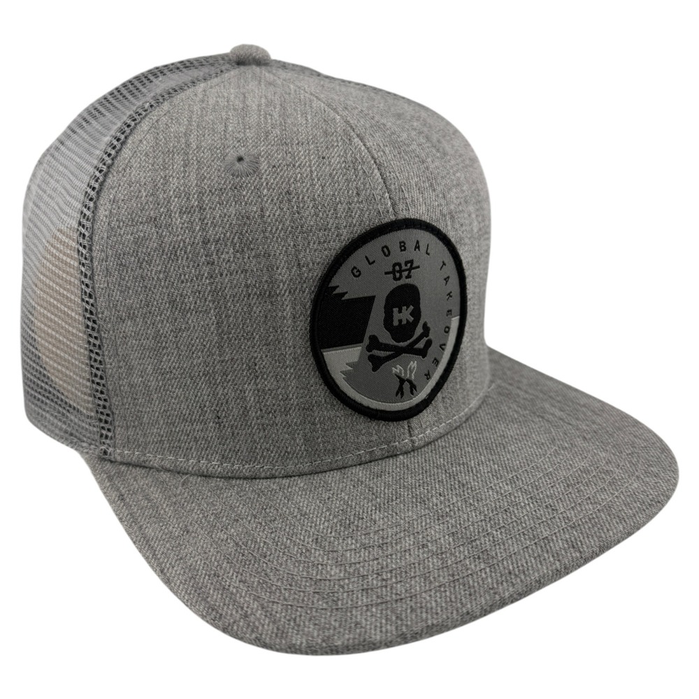 HK Army Paintball Drift Global Takeover Heather Trucker Mesh Snapback Adjustable